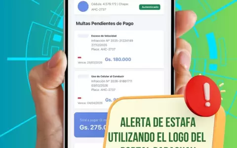MITIC alerta sobre intento de estafa que suplanta al Portal Paraguay