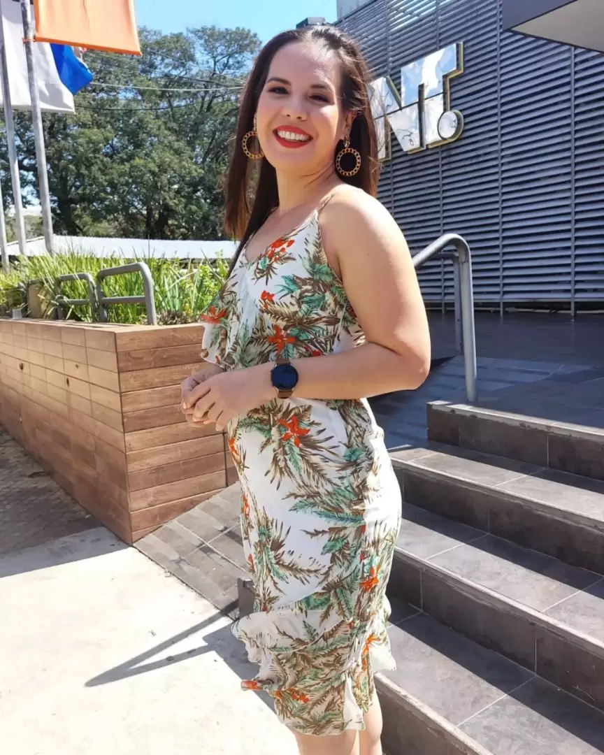 Periodista Angie Prieto.