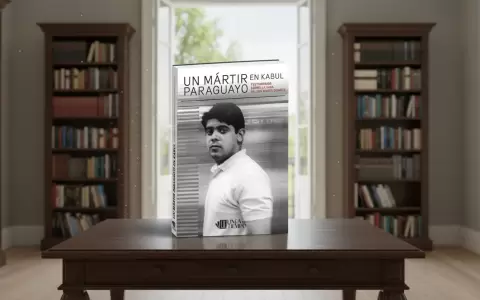 Tapa de "Un m�rtir paraguayo en Kabul". Editorial L�nea de Tiempo.
