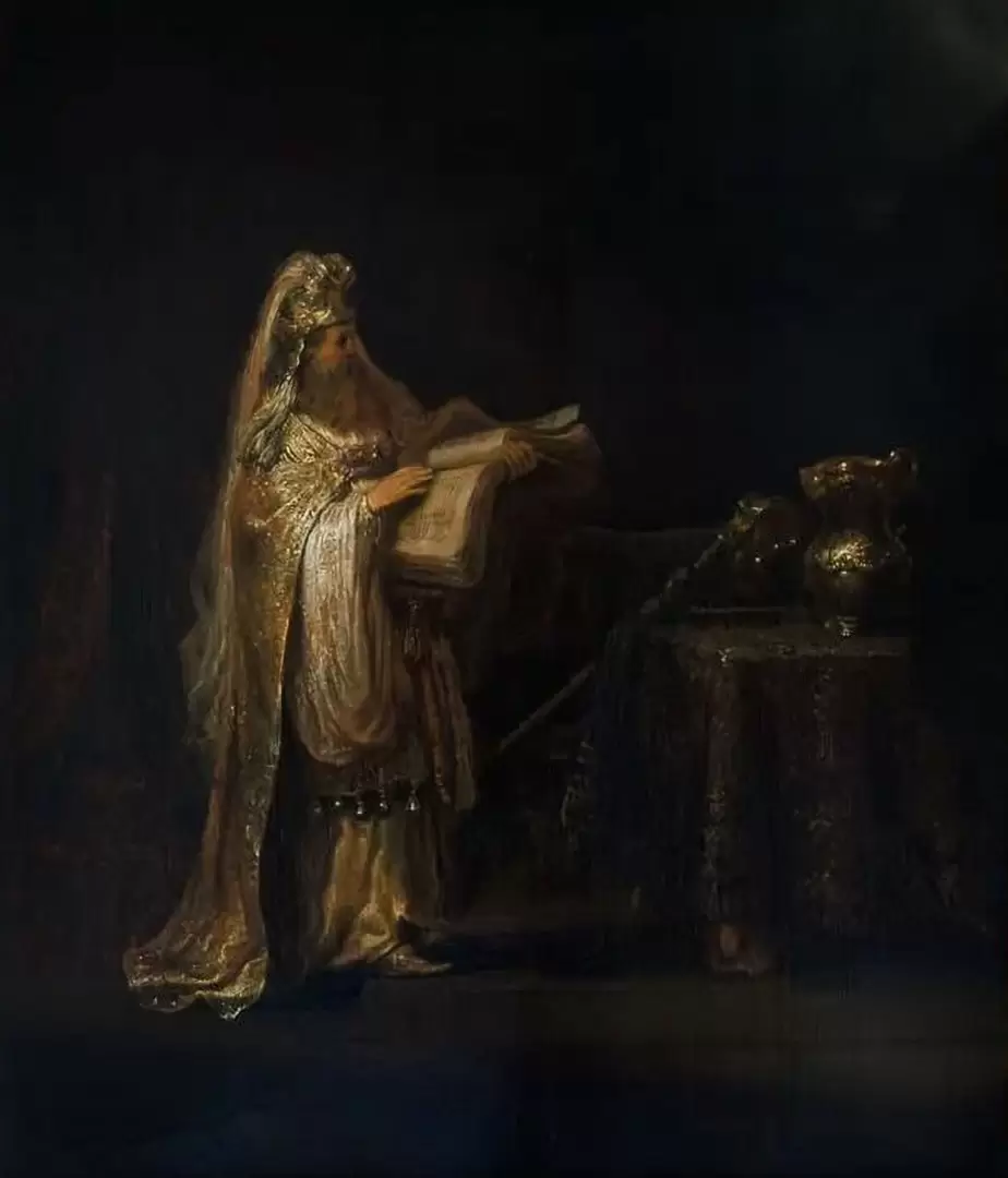 Rembrandt, "La visi�n de Zacar�as en el templo", 1633.