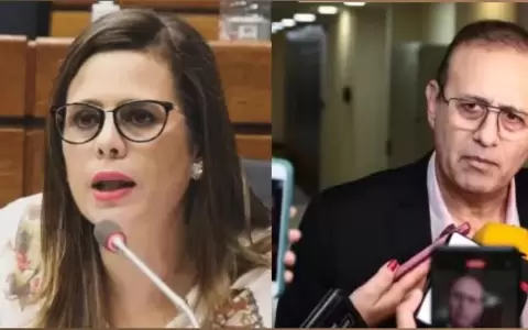Kattya Gonz�lez y Erico Galeano.