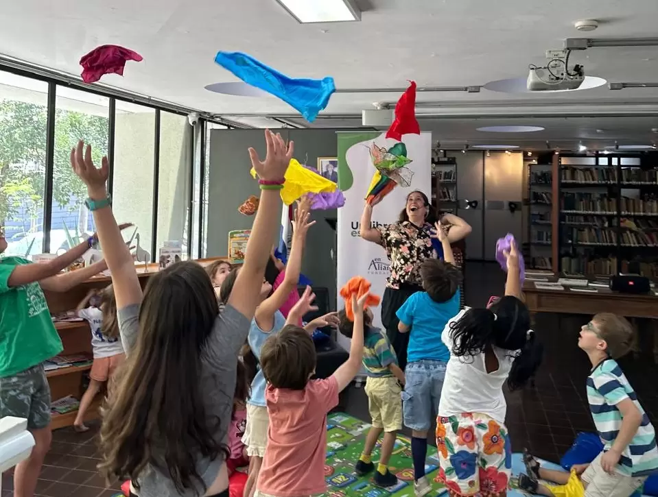 Cuentacuentos en la Biblioteca Nacional.