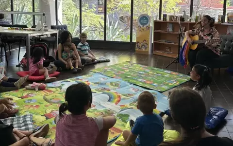 Cuentacuentos en la Biblioteca Nacional.