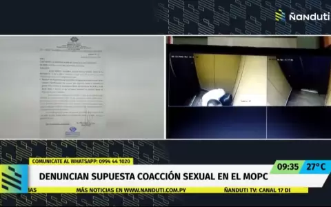 Acoso sexual en el acensor del MOPC.