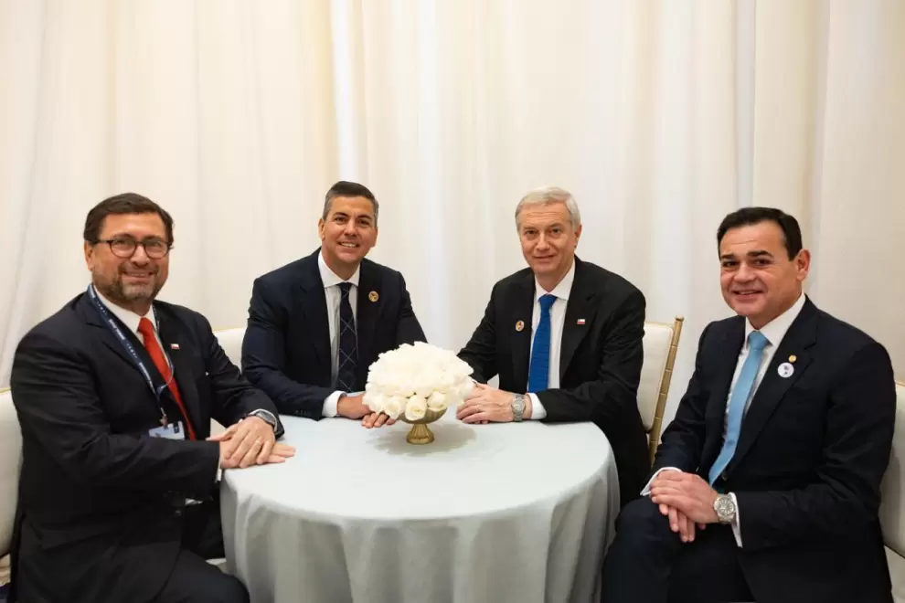 Pe�a se reuni� con el presidente electo de Chile.
