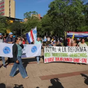 Docentes anuncian paro y movilización nacional contra la reforma de la Caja Fiscal