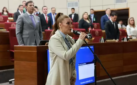 Guadalupe Aveiro, asume como reemplazo de Erico Galeano, quien esta de permiso.