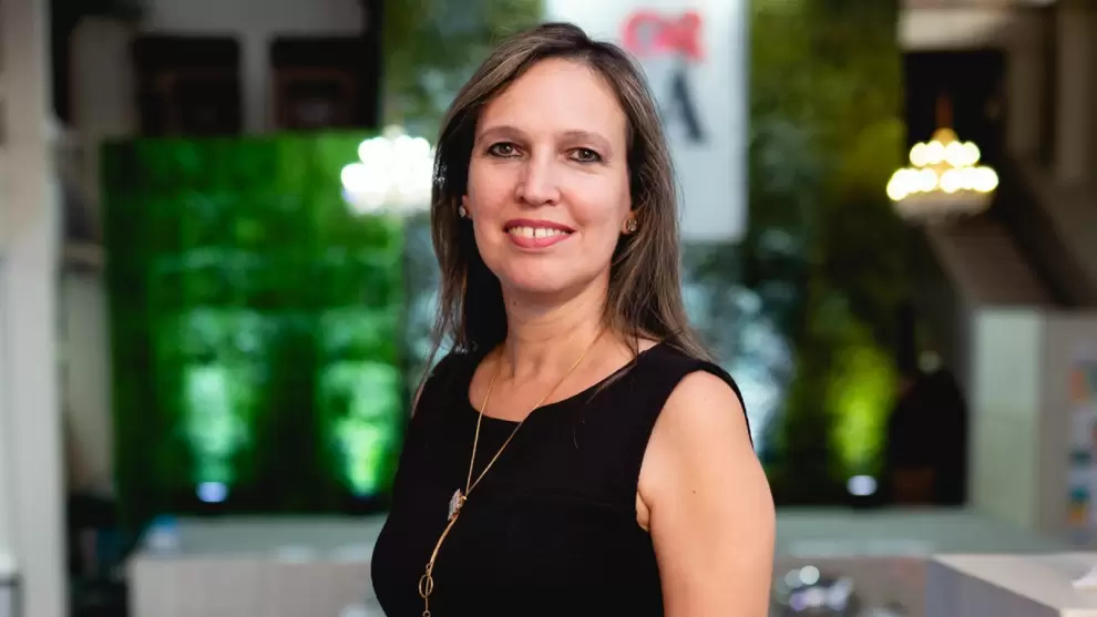 Viviana Ruggero Laurino, presidenta de la Sociedad Dante Alighieri. Foto: Gentileza.