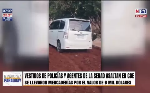 Hermanos asaltados en CDE.