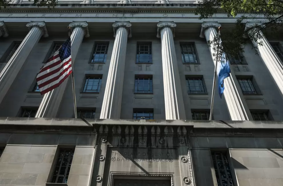 Departamento de Justicia de los Estados Unidos. Foto: Michael A. McCoy/The New York Times