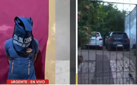 Hombre capturado.