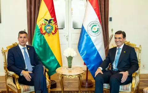 Santiago Pe�a se reuni� con su par de Bolivia, Rodrigo Paz Pereira y hablaron sobre la intenci�n de reactivar la hist�rica integraci�n de Urupabol.