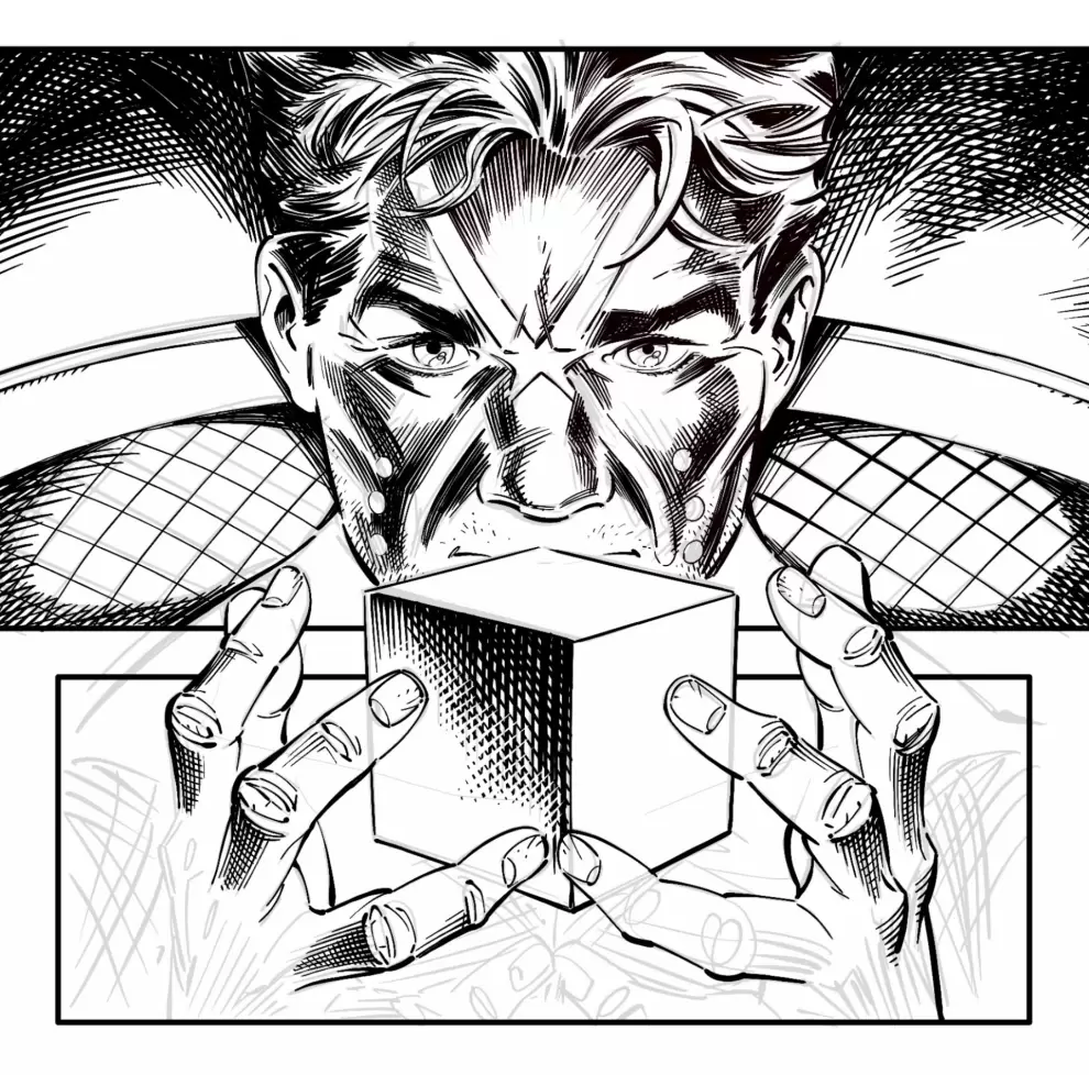 Ilustraci�n de Roberto Goiriz. Cortes�a