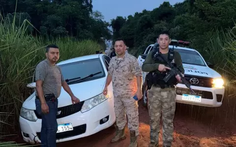 Veh�culo robado en Central y hallado en Caazap� a trav�s del GPS.