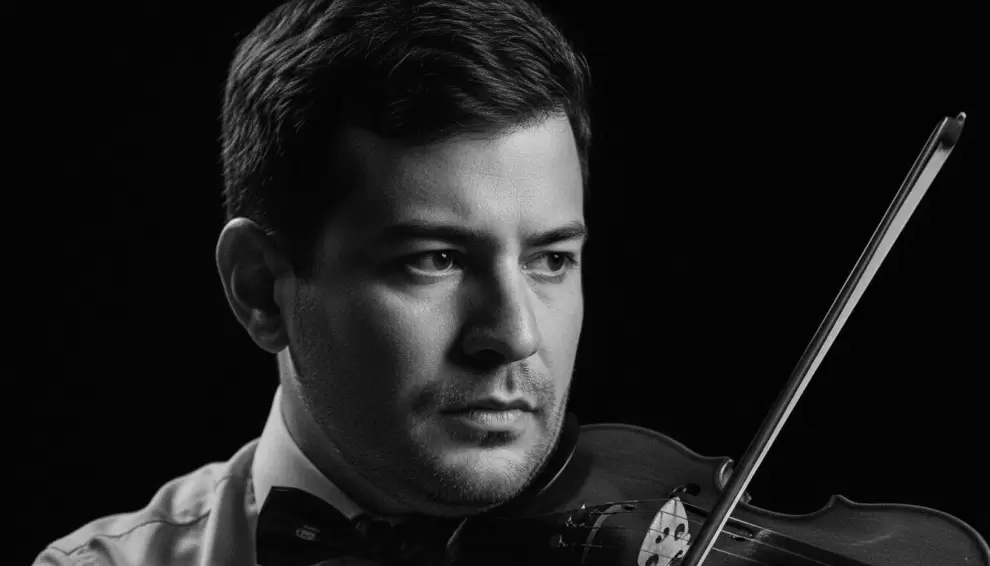 Fernando Aquino Navarro, violinista de la OSIC.