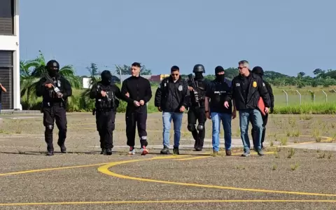 Sebasti�n Marset, detenido en Santa Cruz de la Sierra.