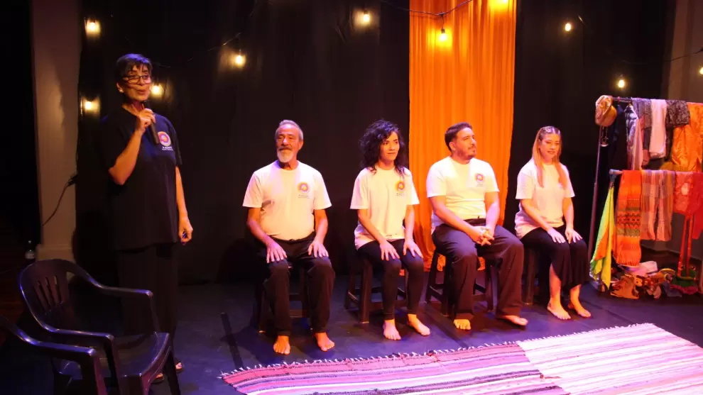 Puesta en escena de "Contame tu historia". Cortesía