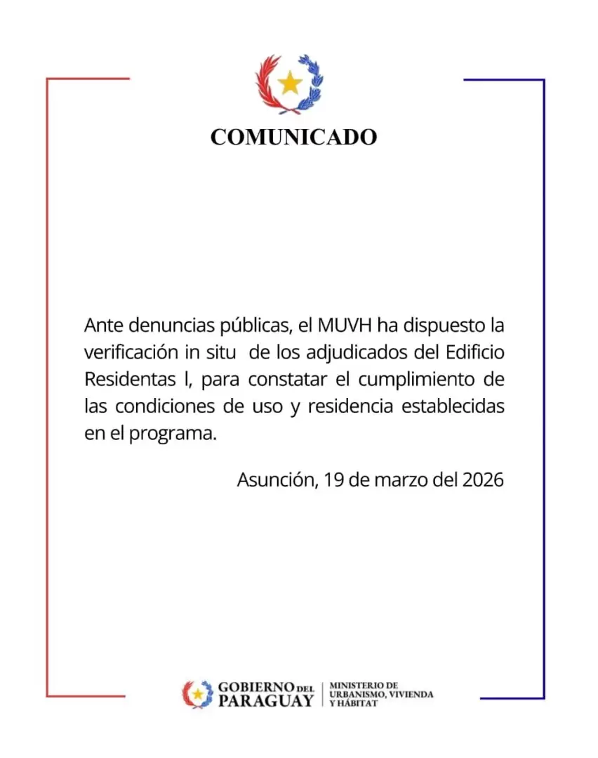 Comunicado.