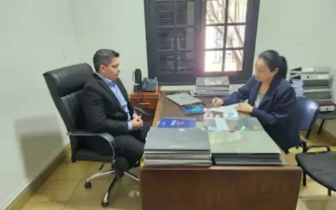 Yolanda Paredes ante la Contralor�a.