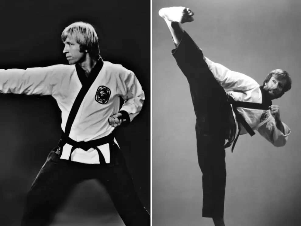 Chuck Norris, artista marcial y actor, en una imagen de archivo durante una exhibici�n. Cortes�a