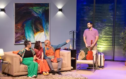 Puesta en escena de "Nunca estuve en Dubl�n".