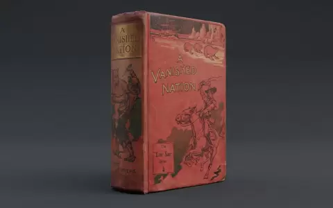 Portada de "A Vanished Nation" (1908), de Herbert Hayens.