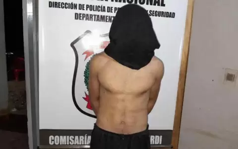 El joven fue detenido tras atacar a su madre.