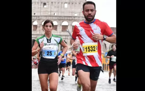 Sacerdote paraguayo, Hugo Sosa corri� 42 km de la marat�n de Roma