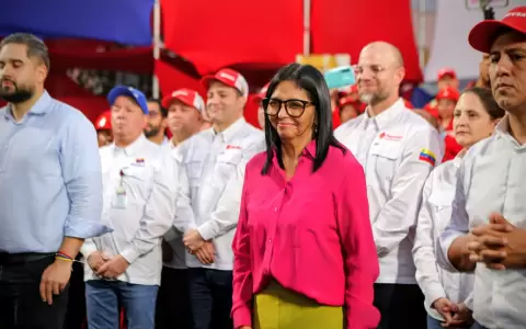 La presidenta encargada de Venezuela, Delcy Rodr�guez.