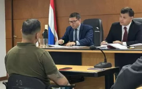 El agente de la Senad Jorge Daniel Gonz�lez declar� ante el Tribunal de Sentencia.
