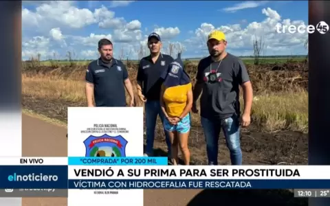 Rescatan a joven desaparecida desde enero que habr�a sido vendida por su prima