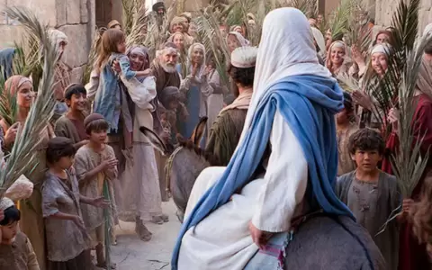 Jerusalen en Domingo de Ramos.