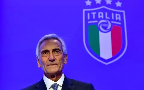 Gabriele Gravina, presidente de la Federaci�n Italiana de F�tbol.