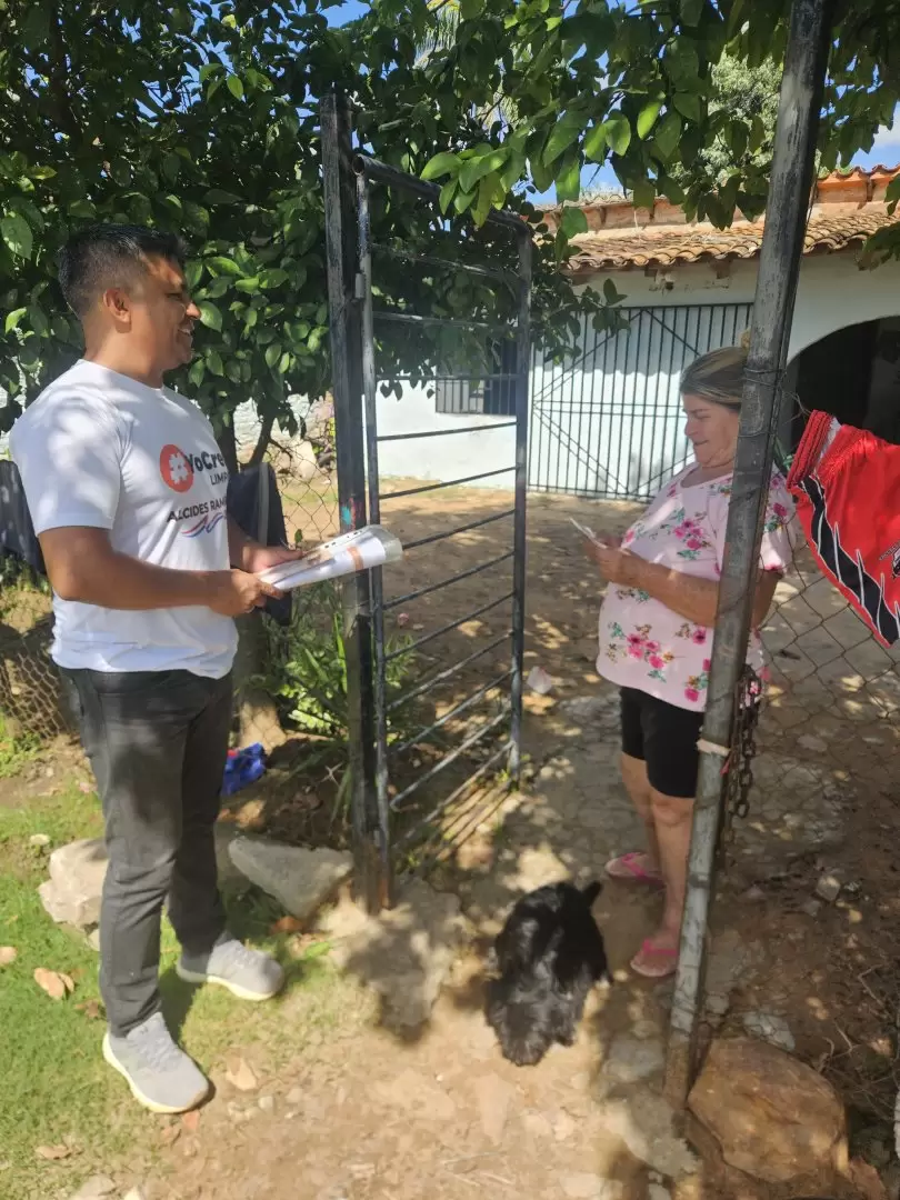 Alcides Ram�rez, candidato a concejal en Limpio.