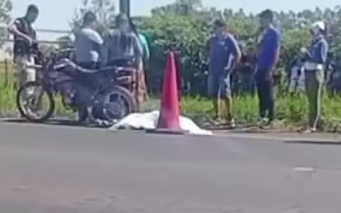 Hombre muere en la ruta mientras era trasladado de urgencia en motocicleta hacia un hospital
