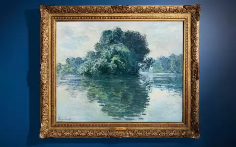Claude Monet, "Les �les de Port-Villez" (Las islas de Port-Villez, 1883).