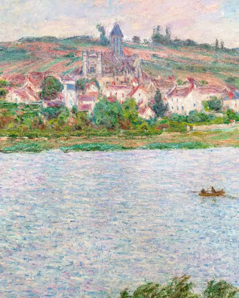 Claude Monet, "V�theuil, effet du matin" (V�theuil, efecto de la ma�ana). Cortes�a