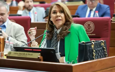 Celeste Amarilla, senadora.
