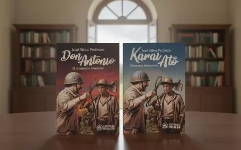 Portadas de "Karai At�" en guaran� y su versi�n en espa�ol. Editorial Rosalba.