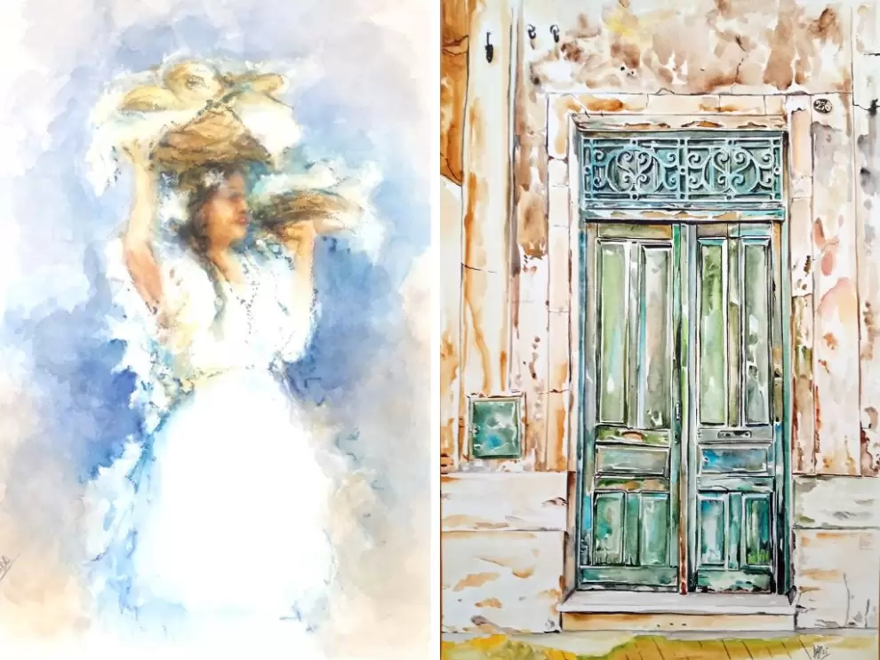 Obras de Magdalena Blanco y �ngel Daniel Ayala.