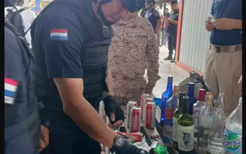 Operativo de seguridad.