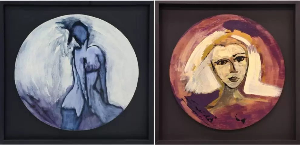 Eneide Boneu, obras que ser�n exhibidas en la muestra.