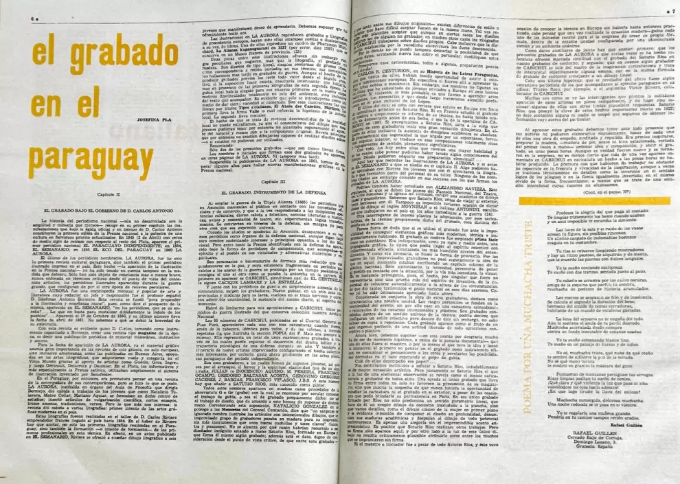 Algunas de las p�ginas de la Revista Alcor. Cortes�a