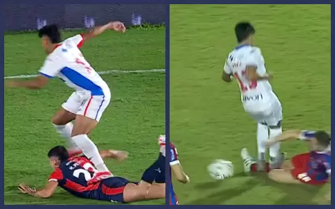 El ins�lito caso de Leandro Meza: dos expulsiones por jugadas similares y ante el mismo rival