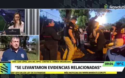 La Polic�a confirm� que no hay detenidos tras los allanamientos.