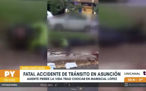 Suboficial muere y otro agente queda grave tras accidente en Mariscal L�pez