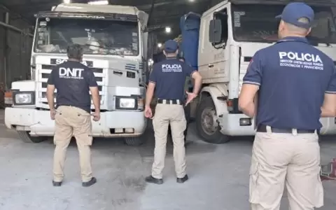 Operativo de la DNIT, junto a la SENAD y la Polic�a Nacional.