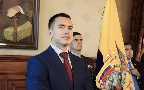 Daniel Noboa, presidente de Ecuador.