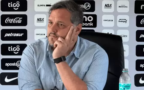 Rodrigo Nogu�s, presidente de Olimpia.