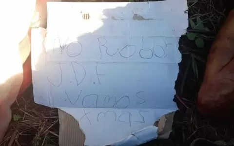 El hombre asesinado llevaba un mensaje consigo que dec�a: "No robar"